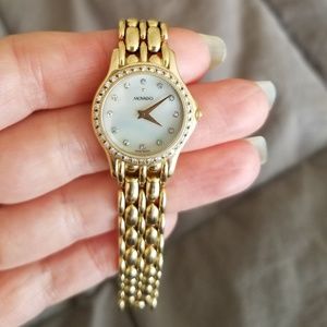14k solid gold movado watch